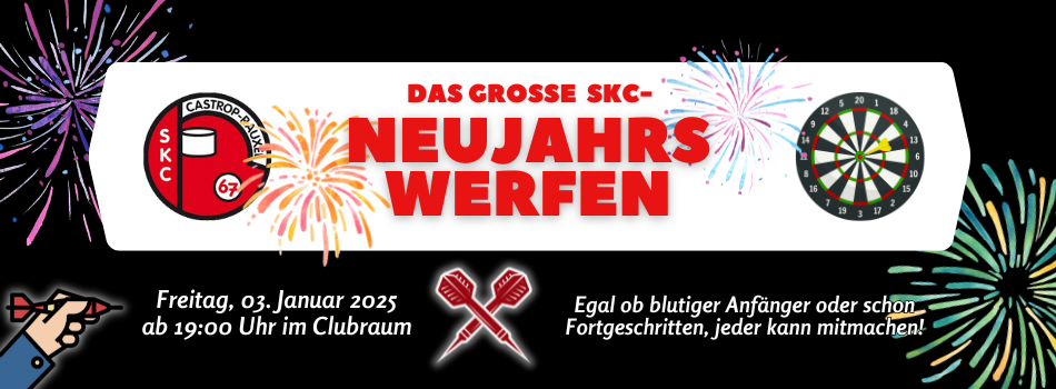 SKC-Neujahrswerfen beim nächsten Clubabend!